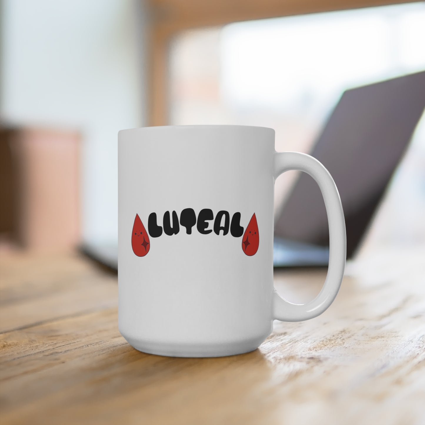 LUTEAL Droplet Mug for Coffee and Tea– Sip with Power