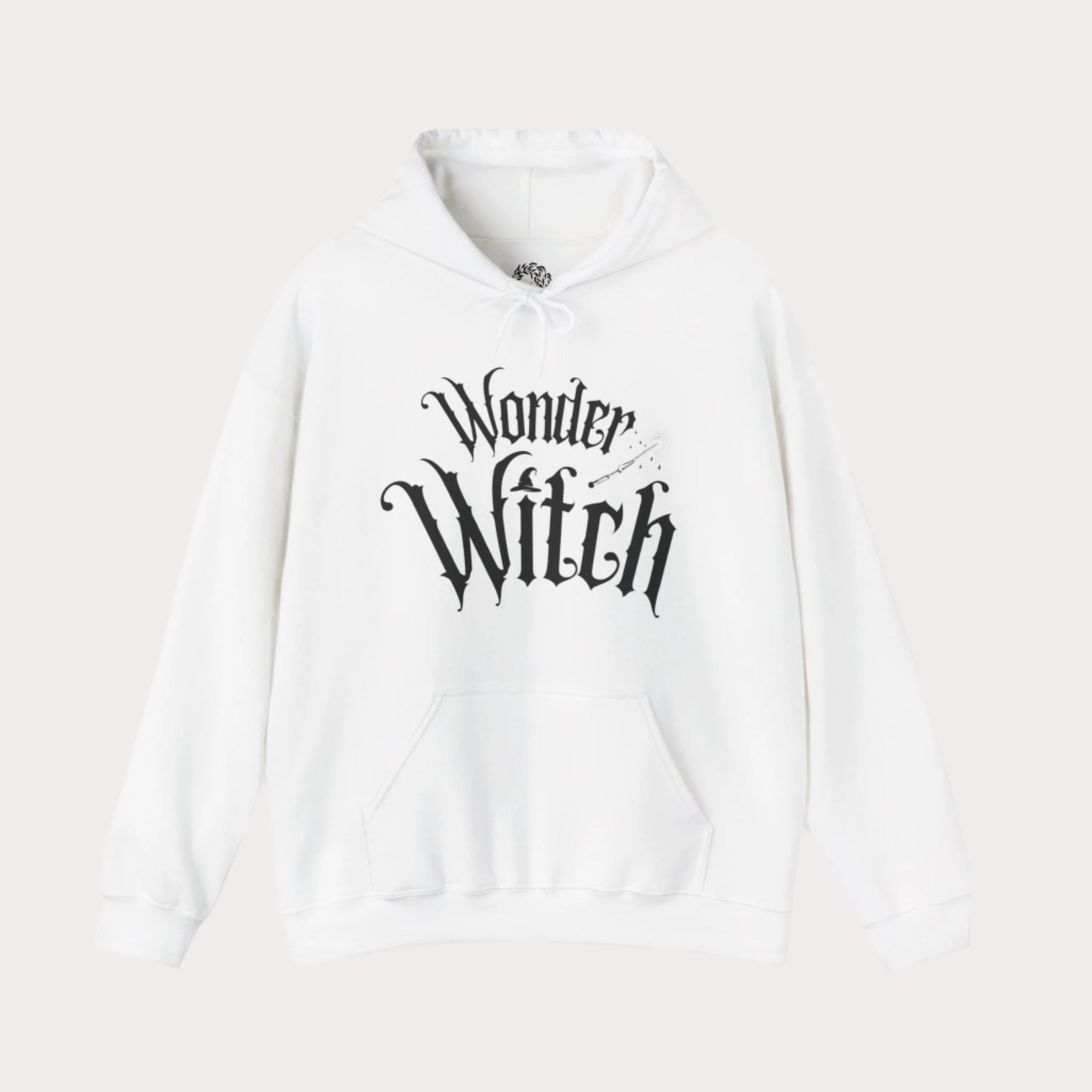 'Wonder Witch' Unisex Heavy Blend™ Hooded Sweatshirt - Cozy Magic for Halloween and Everyday Wear