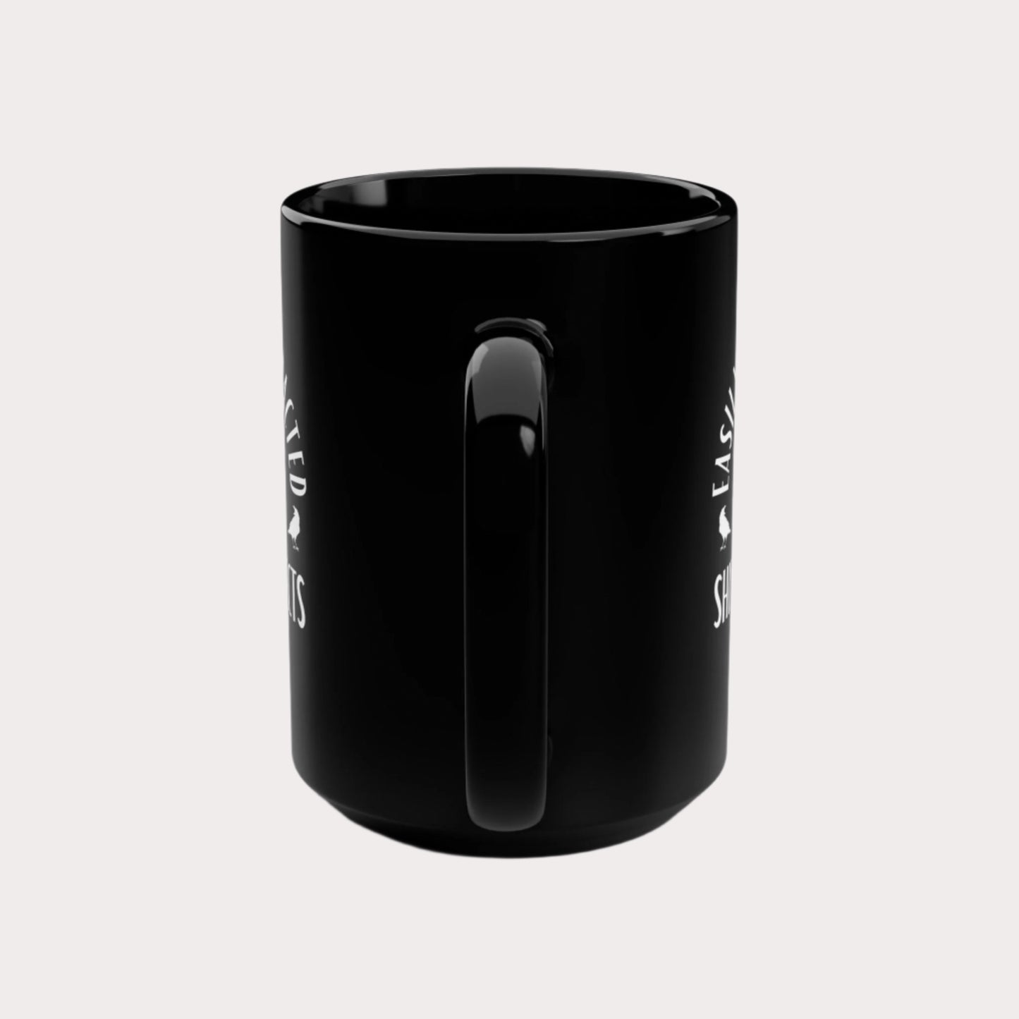 Easily Distracted Black Mug - 15oz Coffee Cup for Crystal Lovers