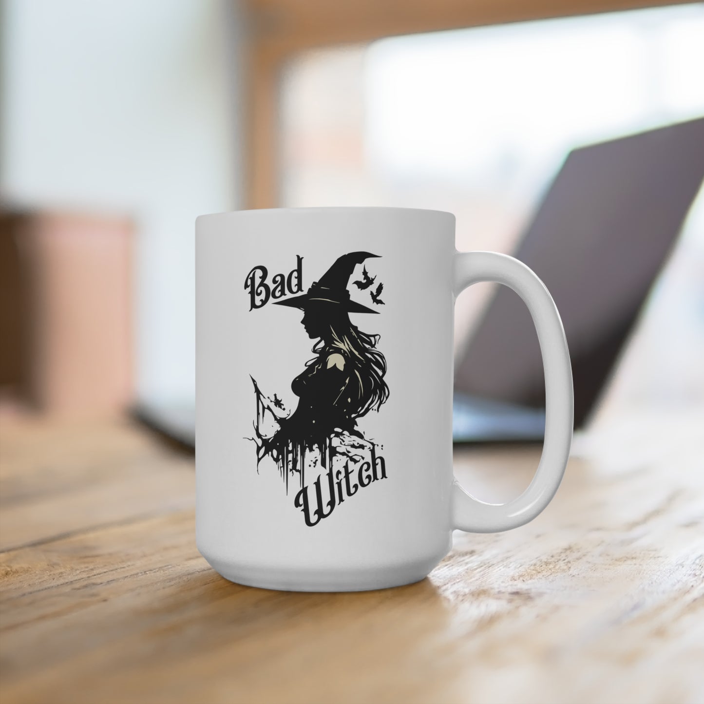The Aradia—'Good Witch' 'Bad Witch' 15oz Duality Coffee Mug - Enchanting Drinkware for the Mystical Soul
