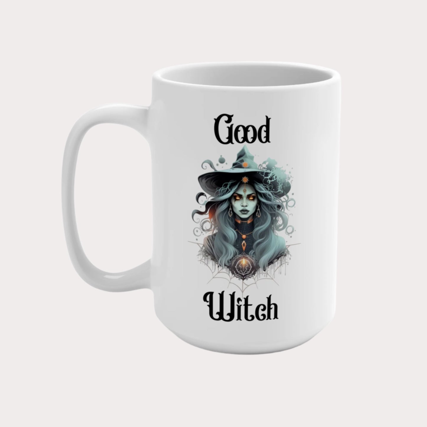 The Oya—'Good Witch' 'Bad Witch' 15oz Duality Mug - Enchanting Drinkware for the Mystical Soul