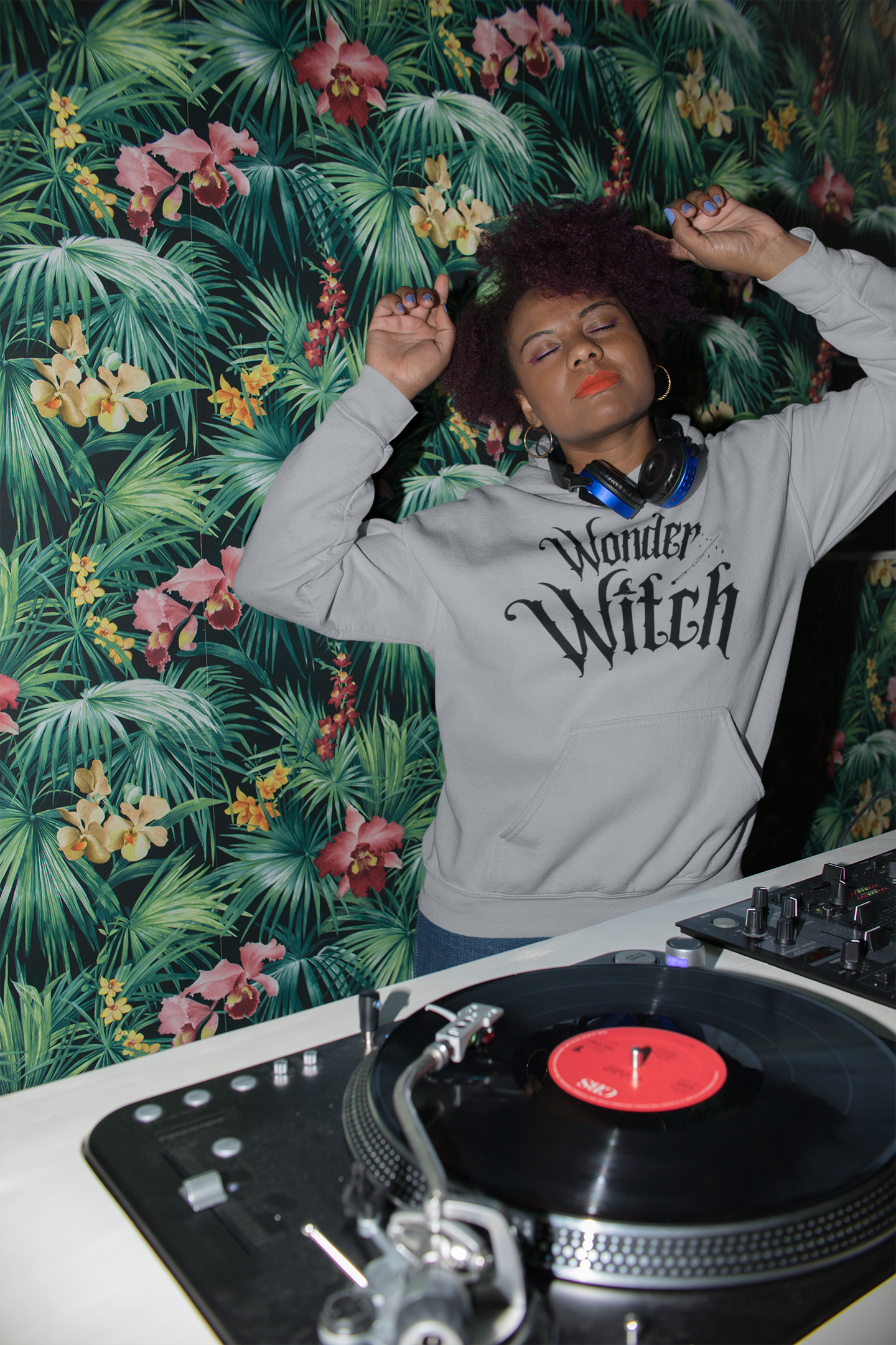 'Wonder Witch' Unisex Heavy Blend™ Hooded Sweatshirt - Cozy Magic for Halloween and Everyday Wear