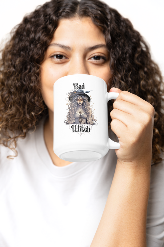The Umbra—'Good Witch' 'Bad Witch' 15oz Duality Mug - Enchanting Drinkware for the Mystical Soul