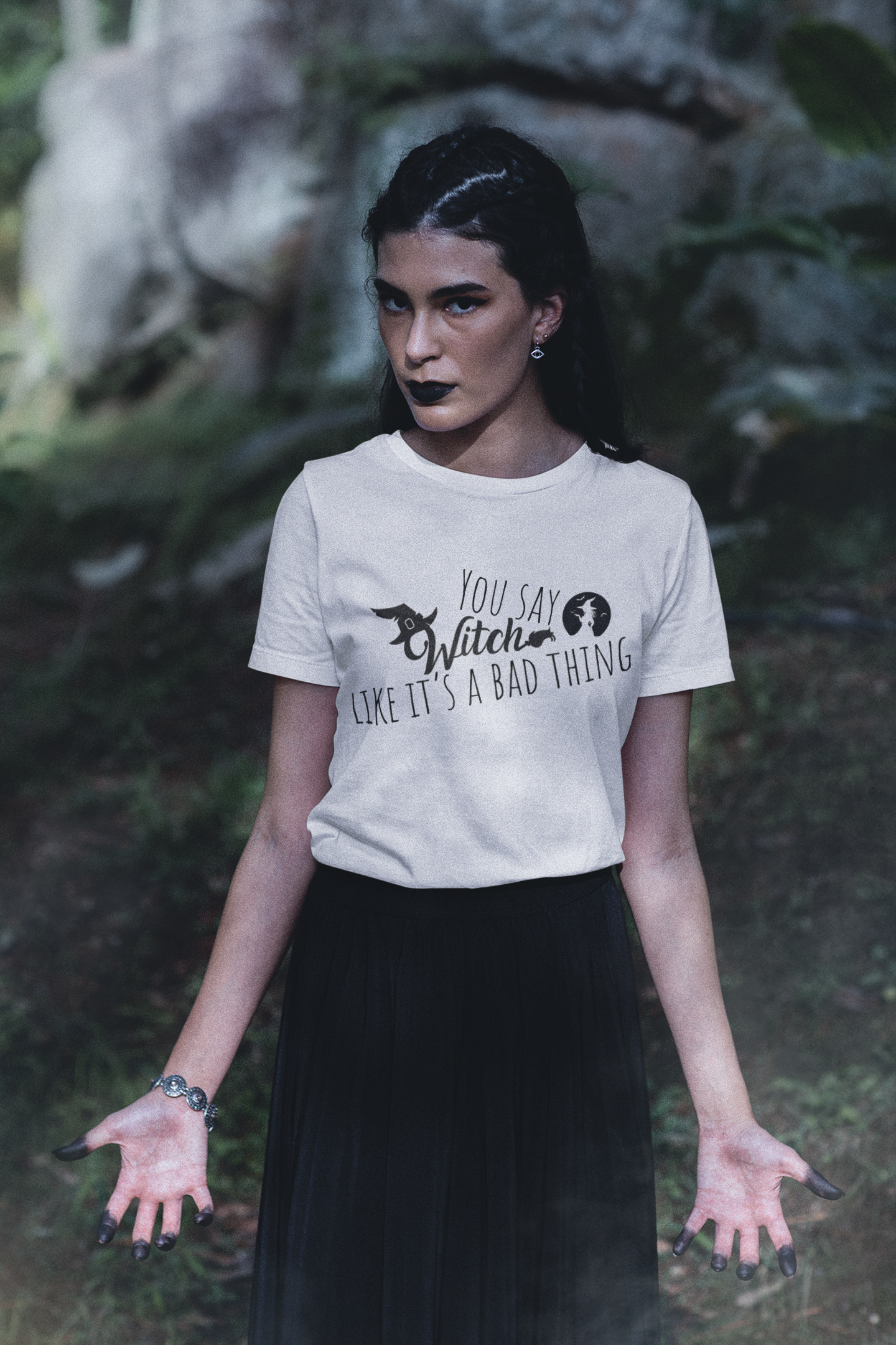 'You Say Witch Like It's A Bad Thing' Unisex Short Sleeve Casual Wear Spellbinding T-Shirt