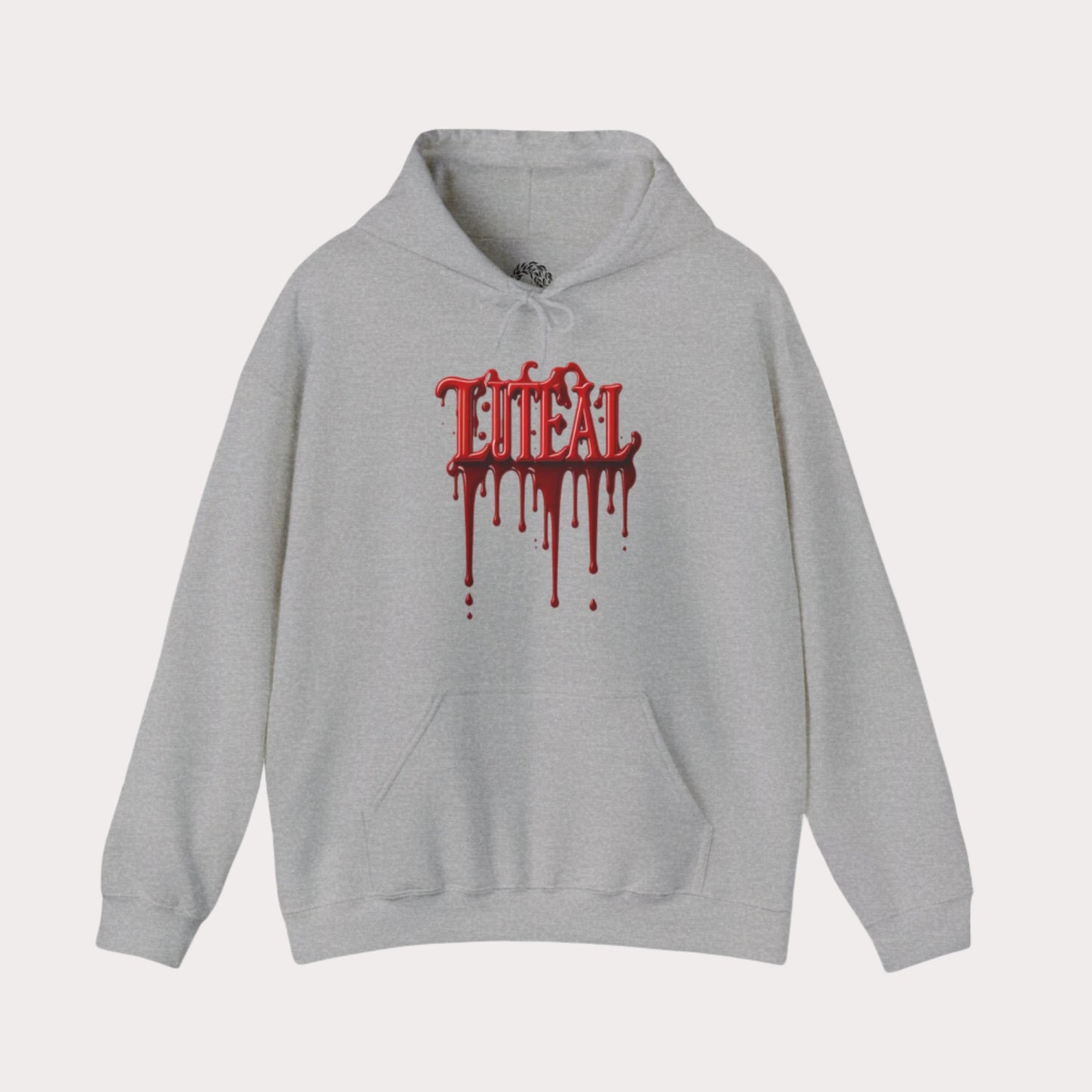 'LUTEAL' Phase Blood Drip Heavy Blend™ Hoodie - Casual and Edgy Wear for Everyday Comfort