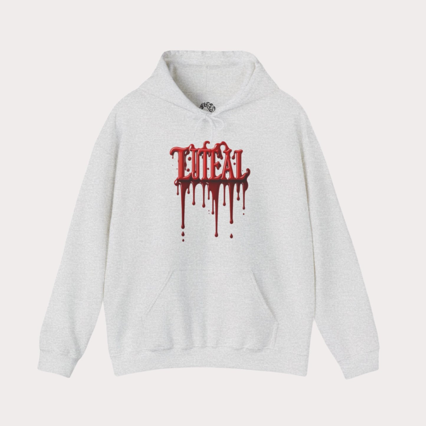 'LUTEAL' Phase Blood Drip Heavy Blend™ Hoodie - Casual and Edgy Wear for Everyday Comfort