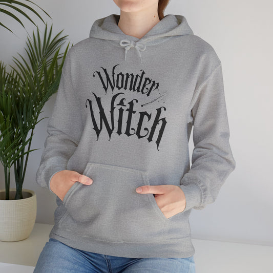 'Wonder Witch' Unisex Heavy Blend™ Hooded Sweatshirt - Cozy Magic for Halloween and Everyday Wear