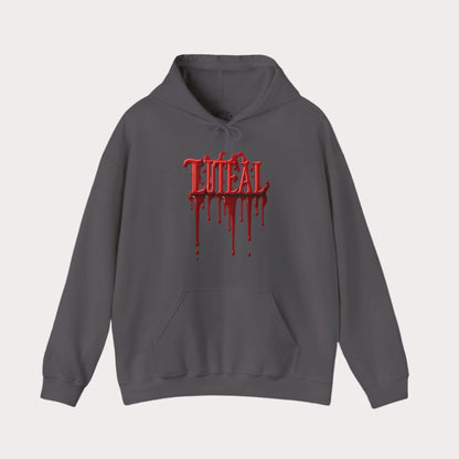 'LUTEAL' Phase Blood Drip Heavy Blend™ Hoodie - Casual and Edgy Wear for Everyday Comfort
