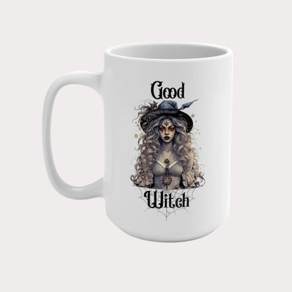 The Umbra—'Good Witch' 'Bad Witch' 15oz Duality Mug - Enchanting Drinkware for the Mystical Soul