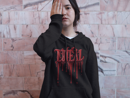 'LUTEAL' Phase Blood Drip Heavy Blend™ Hoodie - Casual and Edgy Wear for Everyday Comfort