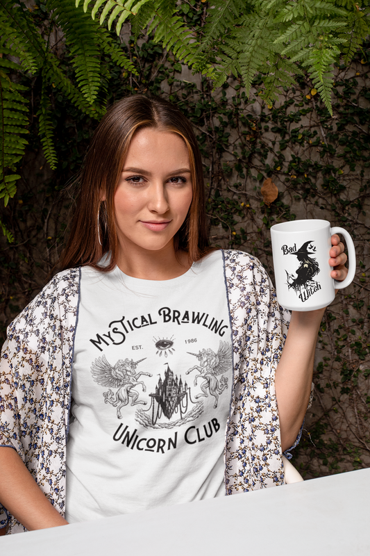 The Aradia—'Good Witch' 'Bad Witch'  15oz Duality Coffee Mug - Enchanting Drinkware for the Mystical Soul