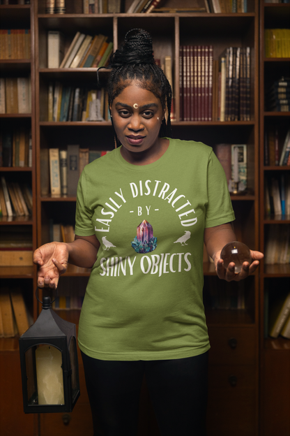 'Easily Distracted by Shiny Things' Unisex Graphic T-Shirt