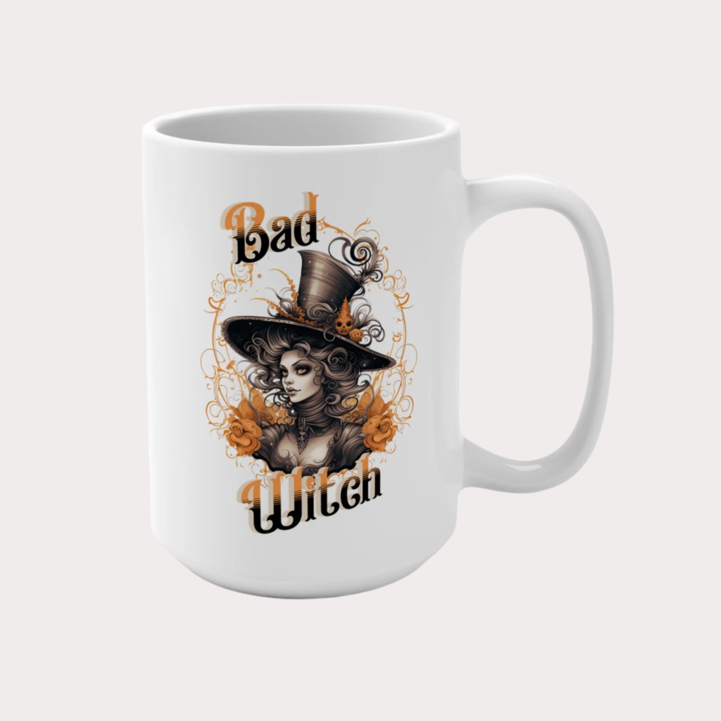The Hatter—'Good Witch' 'Bad Witch' 15oz Duality Mug - Enchanting Drinkware for the Mystical Soul