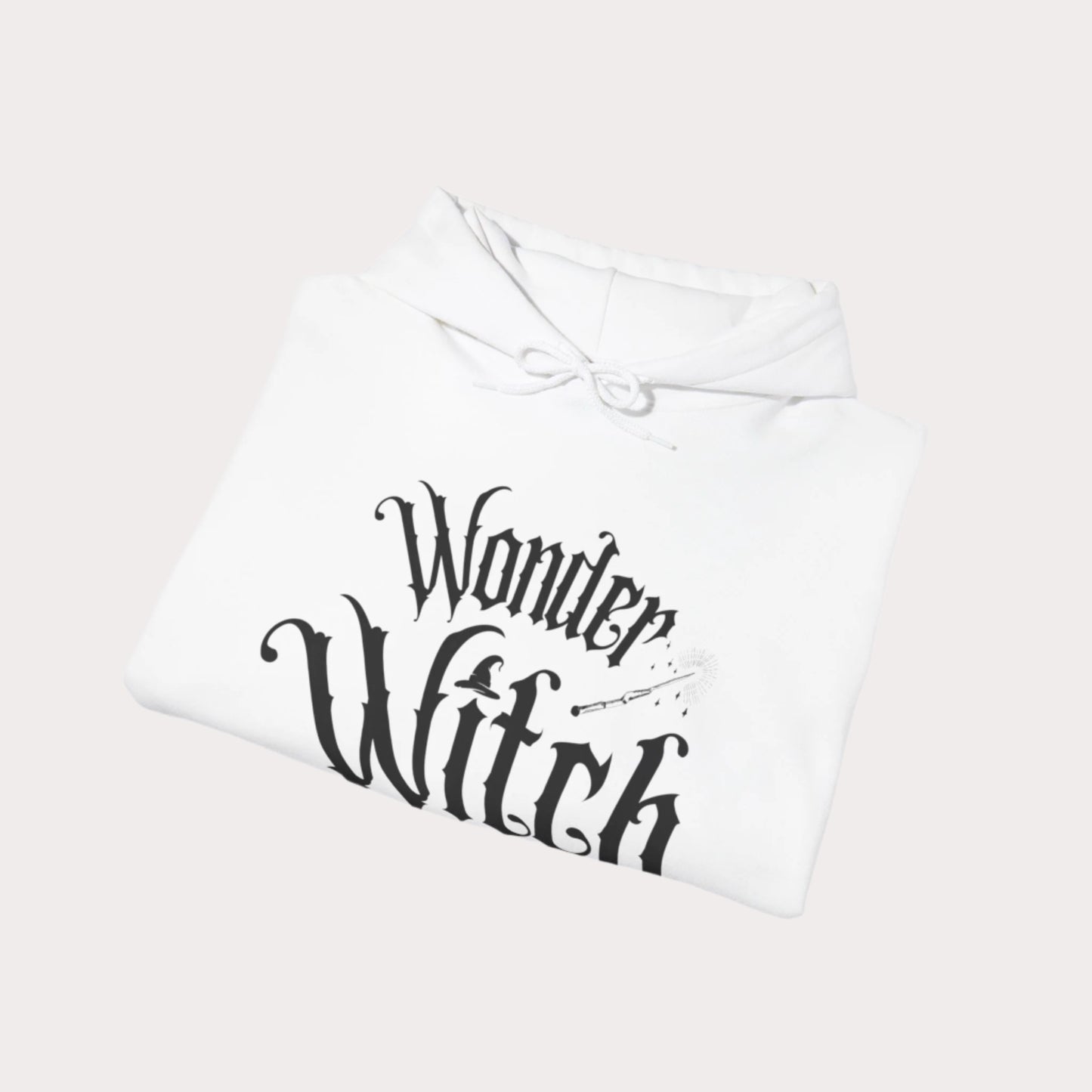 'Wonder Witch' Unisex Heavy Blend™ Hooded Sweatshirt - Cozy Magic for Halloween and Everyday Wear
